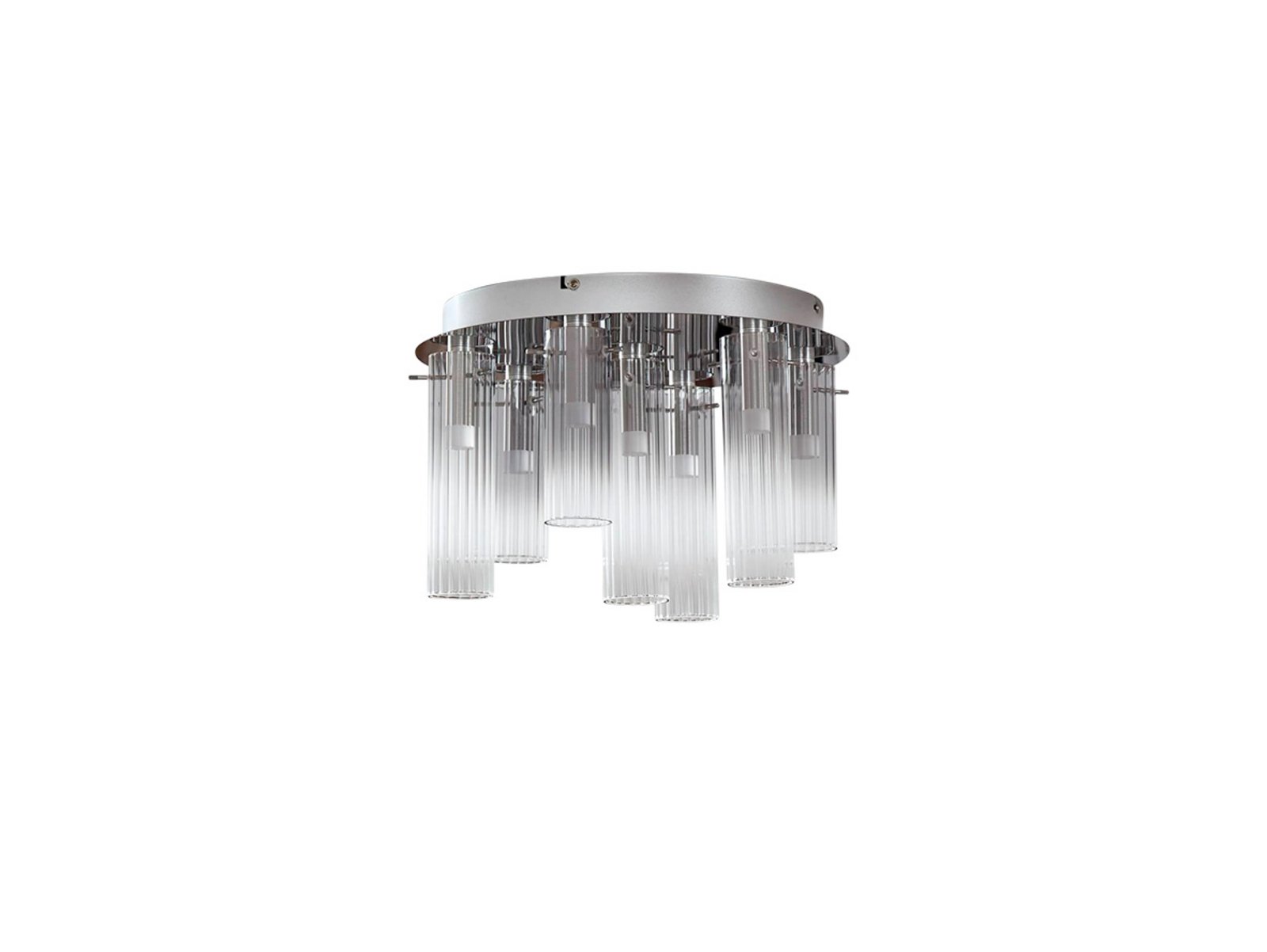 Korvitha 7 LED Plafoniera Smoke/Silver - Lucande