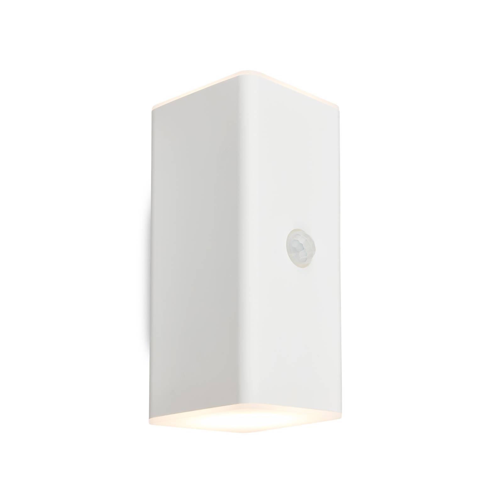 LED-Akku-Außenwandleuchte, weiß, Sensor, up/down