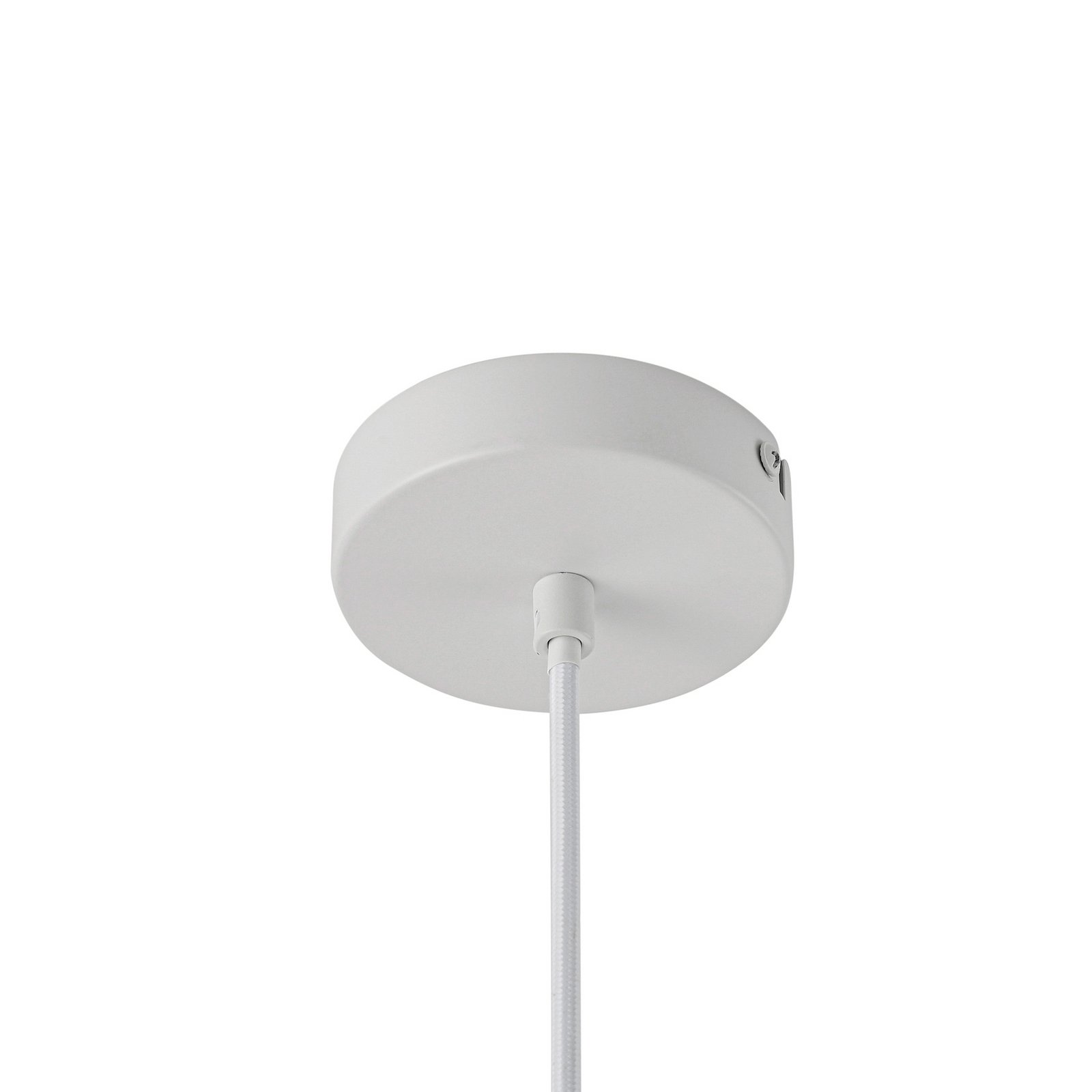 Helin hanglamp, wit, Ø 70 cm, 3 x E27, textiel - Lindby Helin hanglamp, wit, Ø 70 cm, 3 x E27, textiel - Lindby