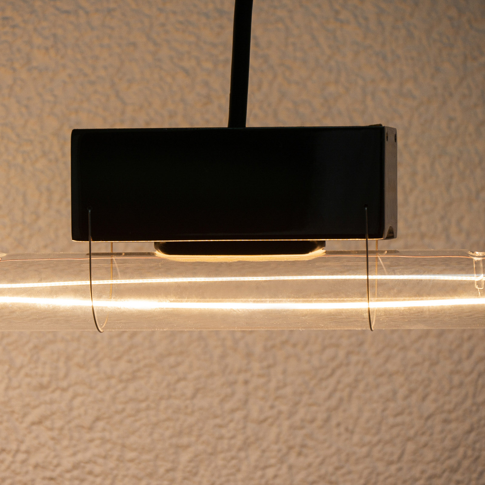 Segula Reno hængelampe i sort til S14d-lampe - pendel lampe - haengelampe - moderne lampe stue/spisestue - sort - metal