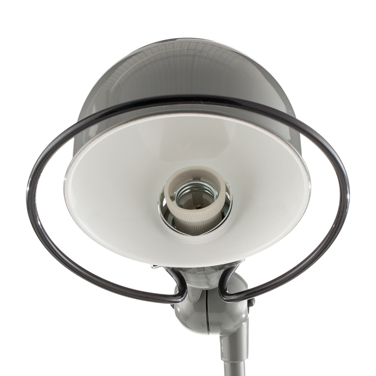 Jieldé Loft C6000 stolná lampa, zakrivená, sivá