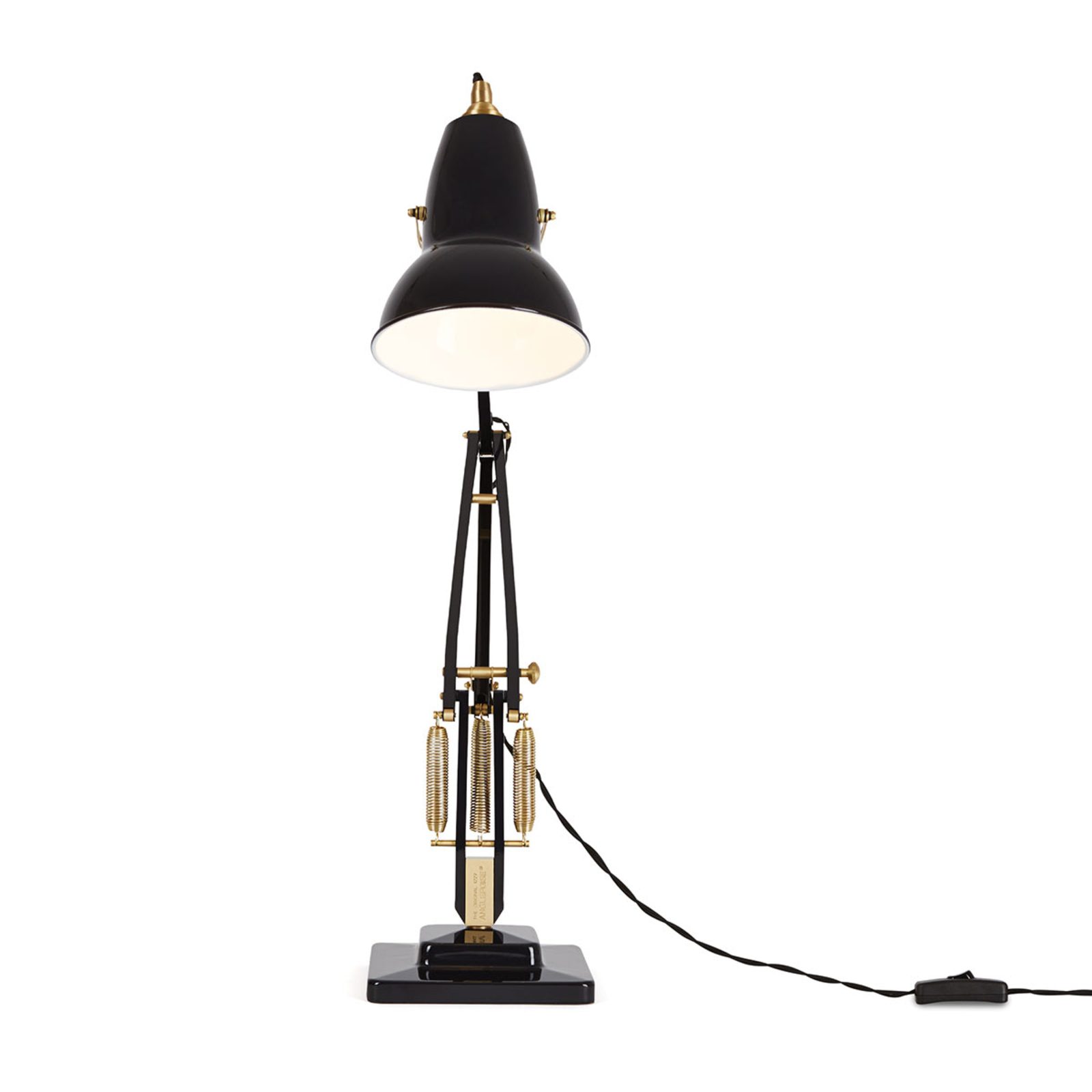 Anglepoise Original 1227 Ορειχάλκινο επιτραπέζιο φωτιστικό μαύρο