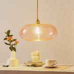 EBB & FLOW Horizon hanging lamp rose/gold Ø 36 cm