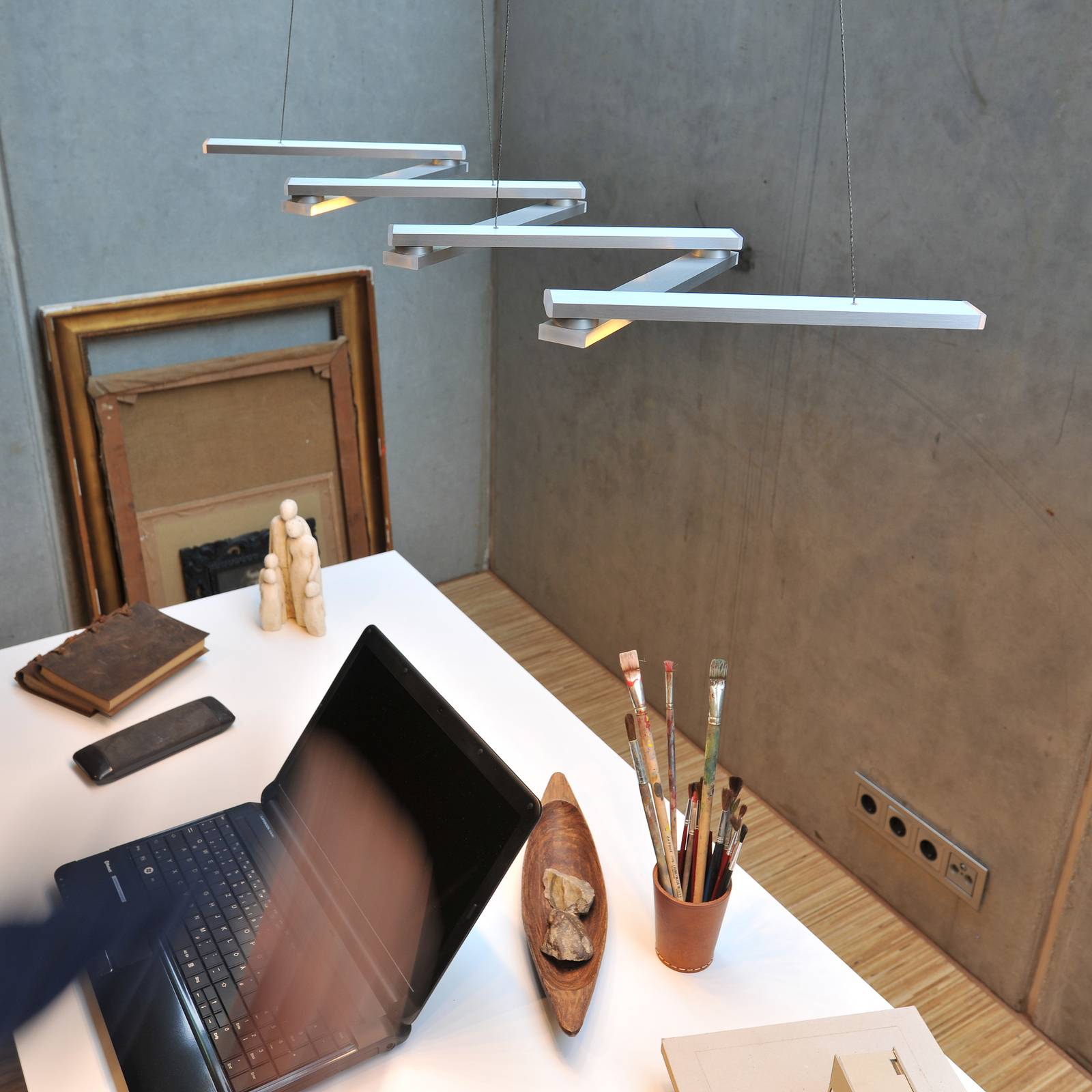 BYOK Nastro LED-hänglampa justerbar aluminium