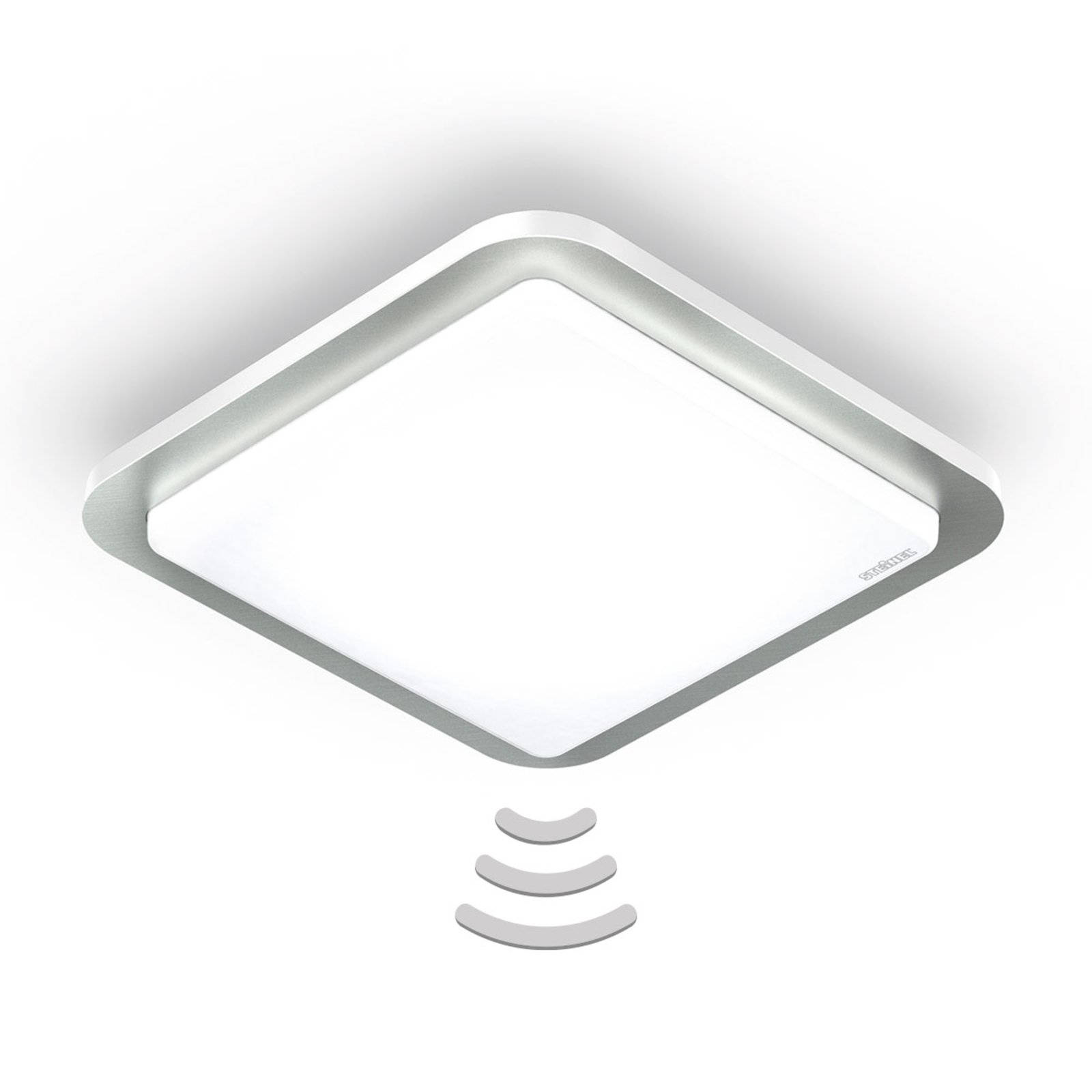 STEINEL RS D2 V3 LED-Deckenlampe stahl gebürstet