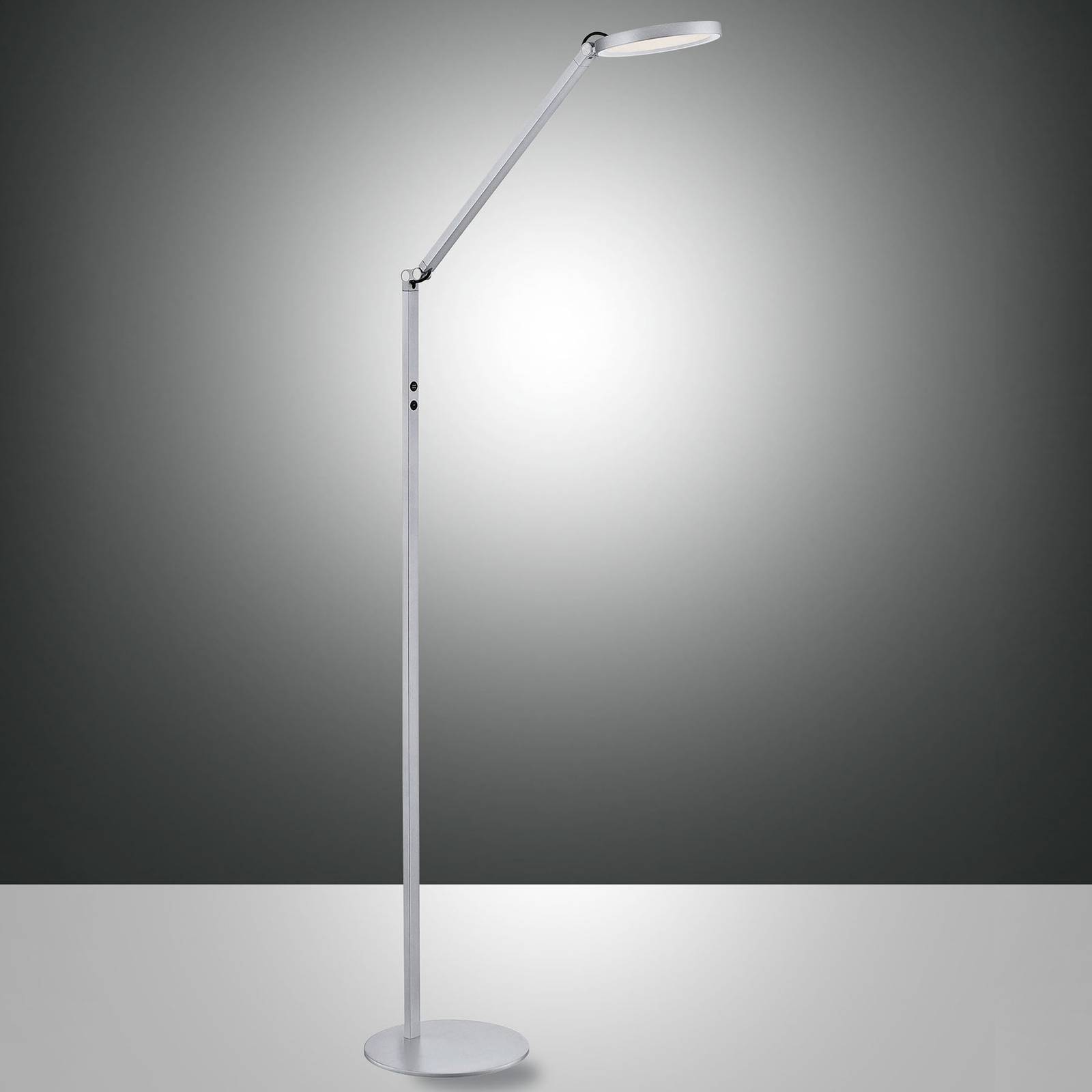 Fabas Luce Regina lampadaire LED à 1 lampe, aluminium