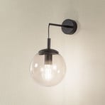 Esme sienas lampa, dzintara krāsā, augstums 45 cm, stikls, E27