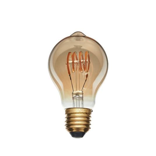 E27 3,8W ampoule LED à filament, 1800K, 170 lumens ambre