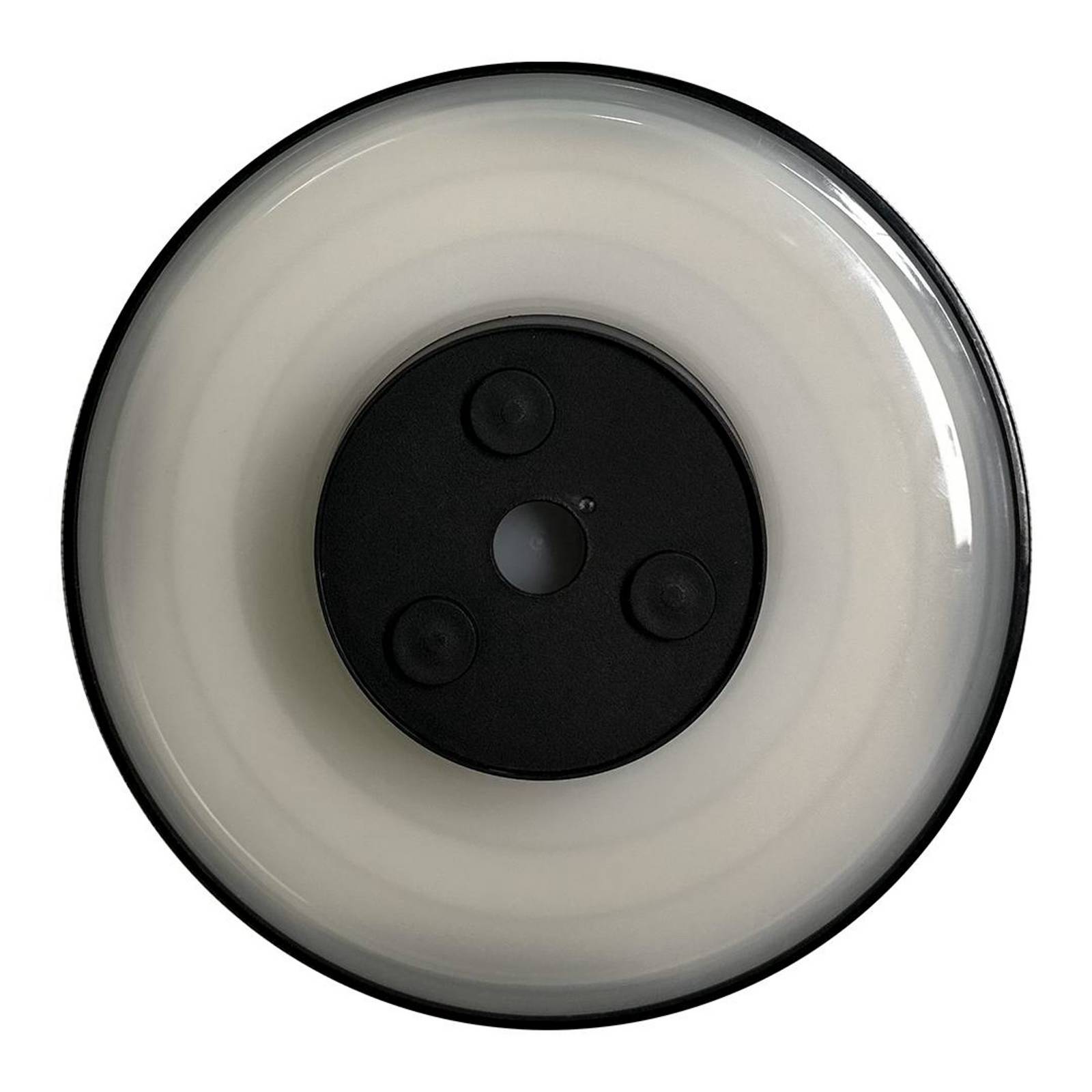 LED-Wandleuchte Disk, Ø 25cm, schwarz, Kunststoff, IP65, CCT günstig online kaufen