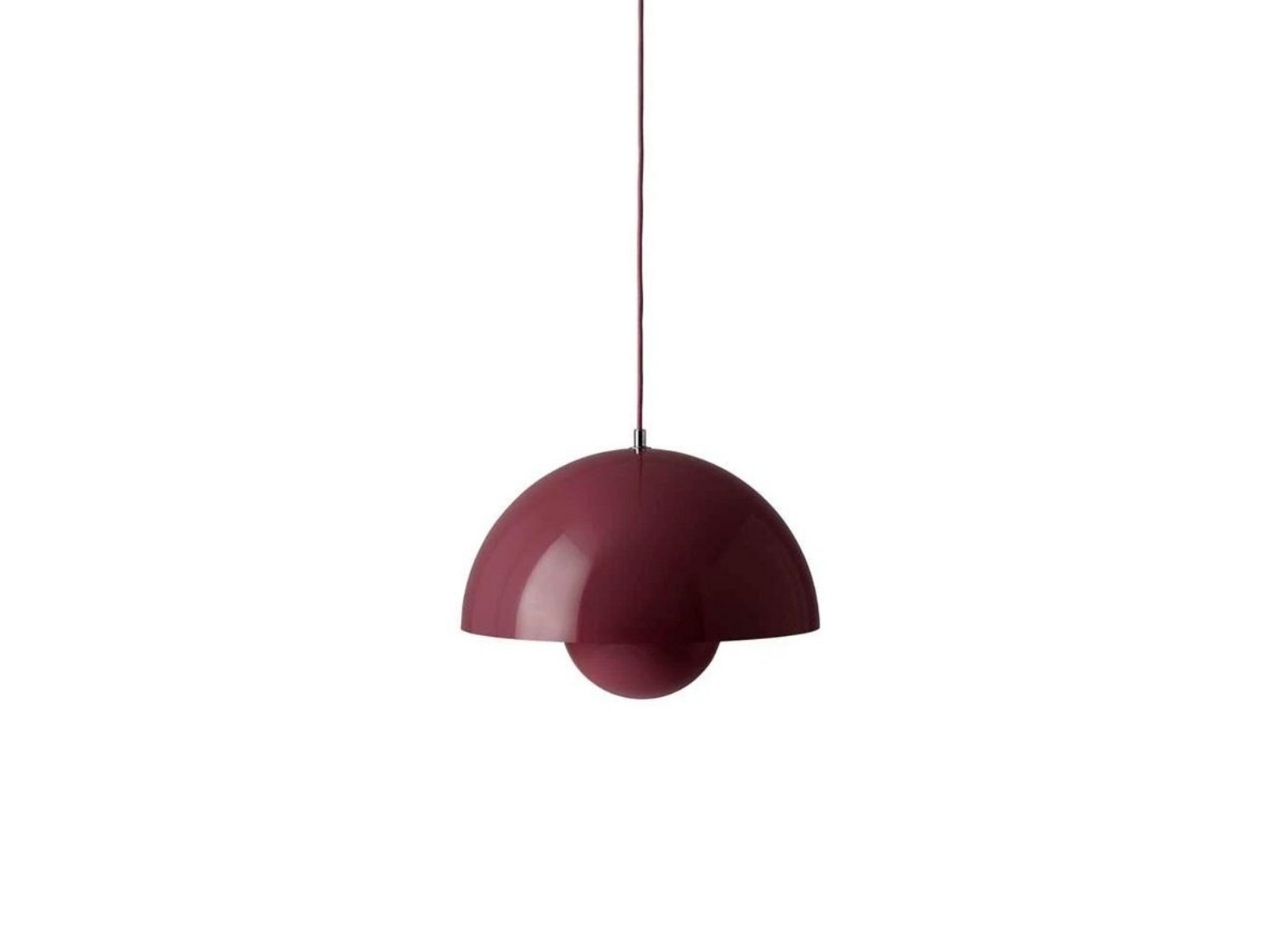 Flowerpot VP7 Taklampa Dark Plum - &Tradition