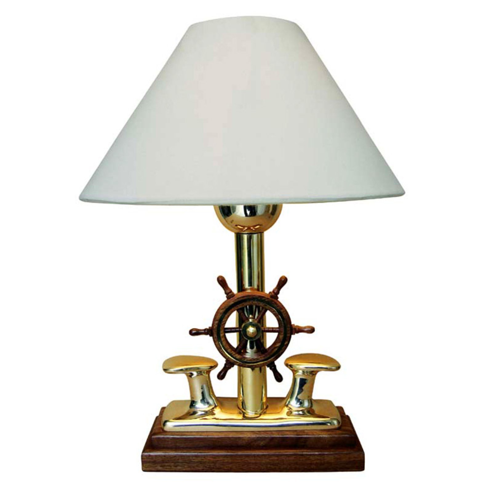 Decorative LUV table lamp with wood