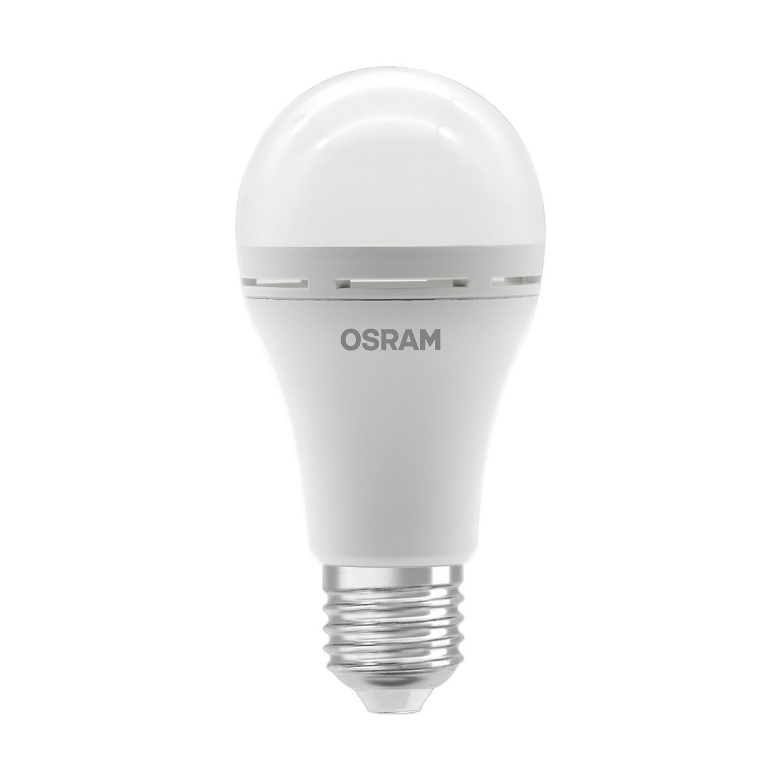 OSRAM LED-Akku-Leuchtmittel Birne E27 8W matt 4000K Notlicht