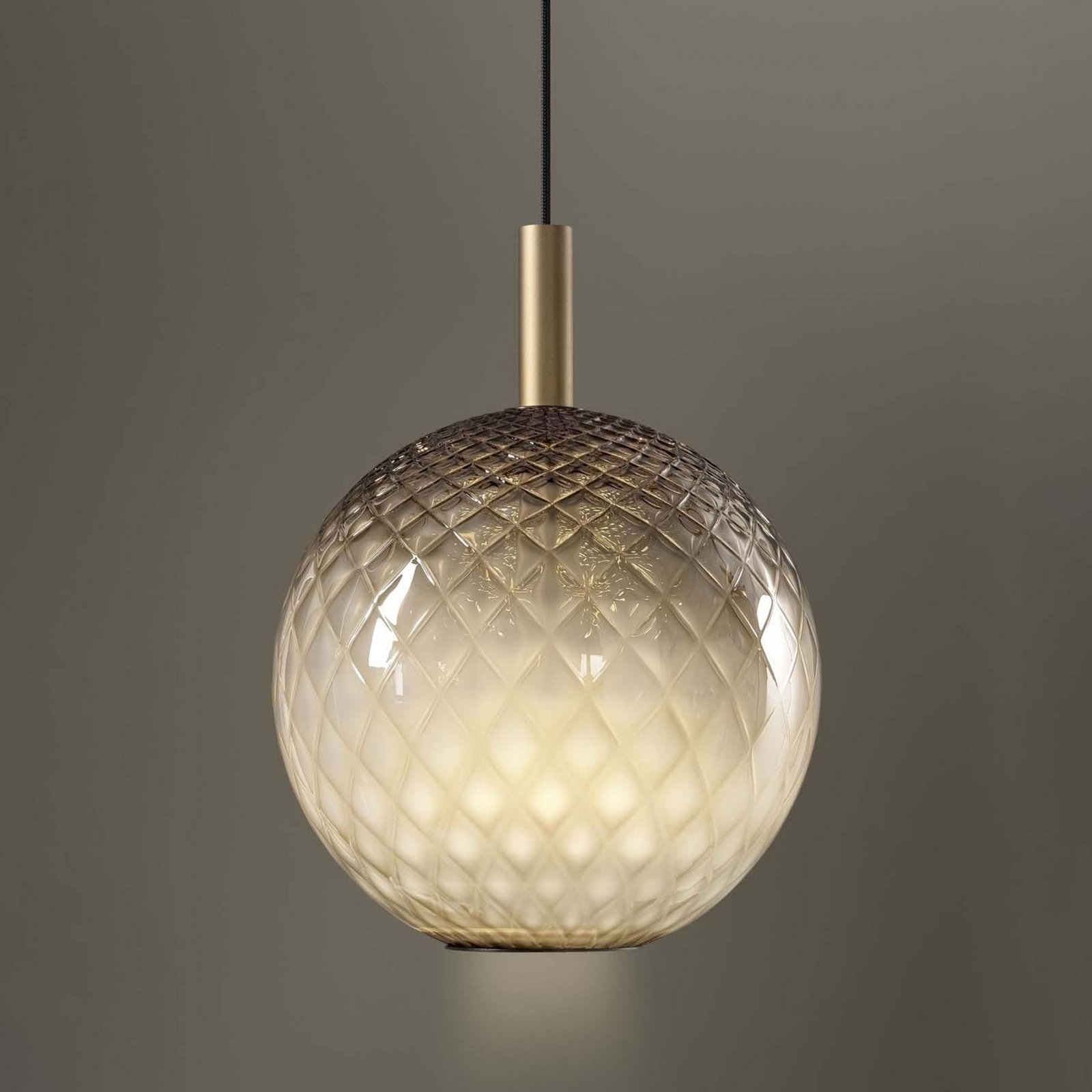 OLEV LED-pendel BEAM STICK NUANCE BALLOTON brun Ø 35 cm 927