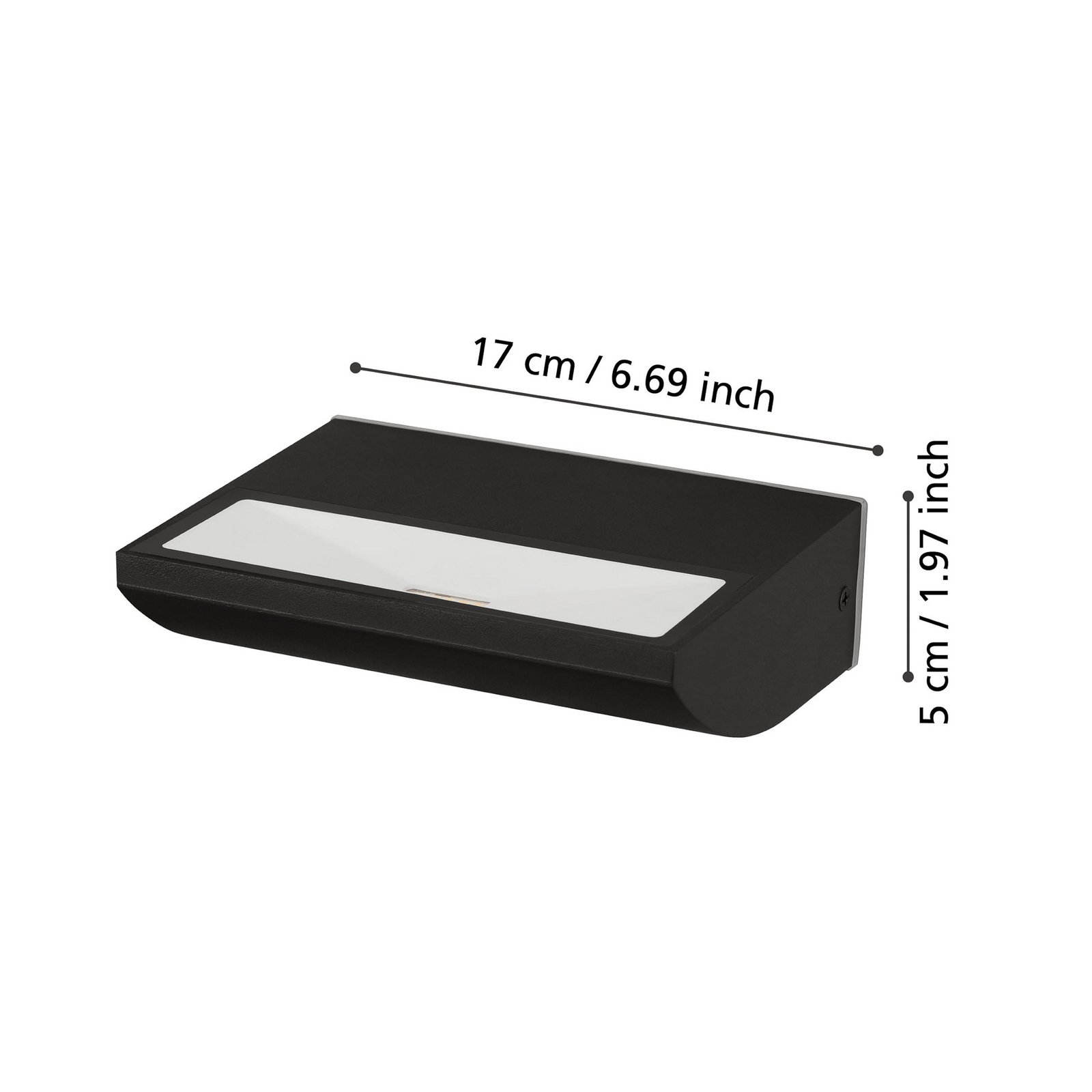 Sorronaro LED zunanja stenska svetilka z osvetlitvijo