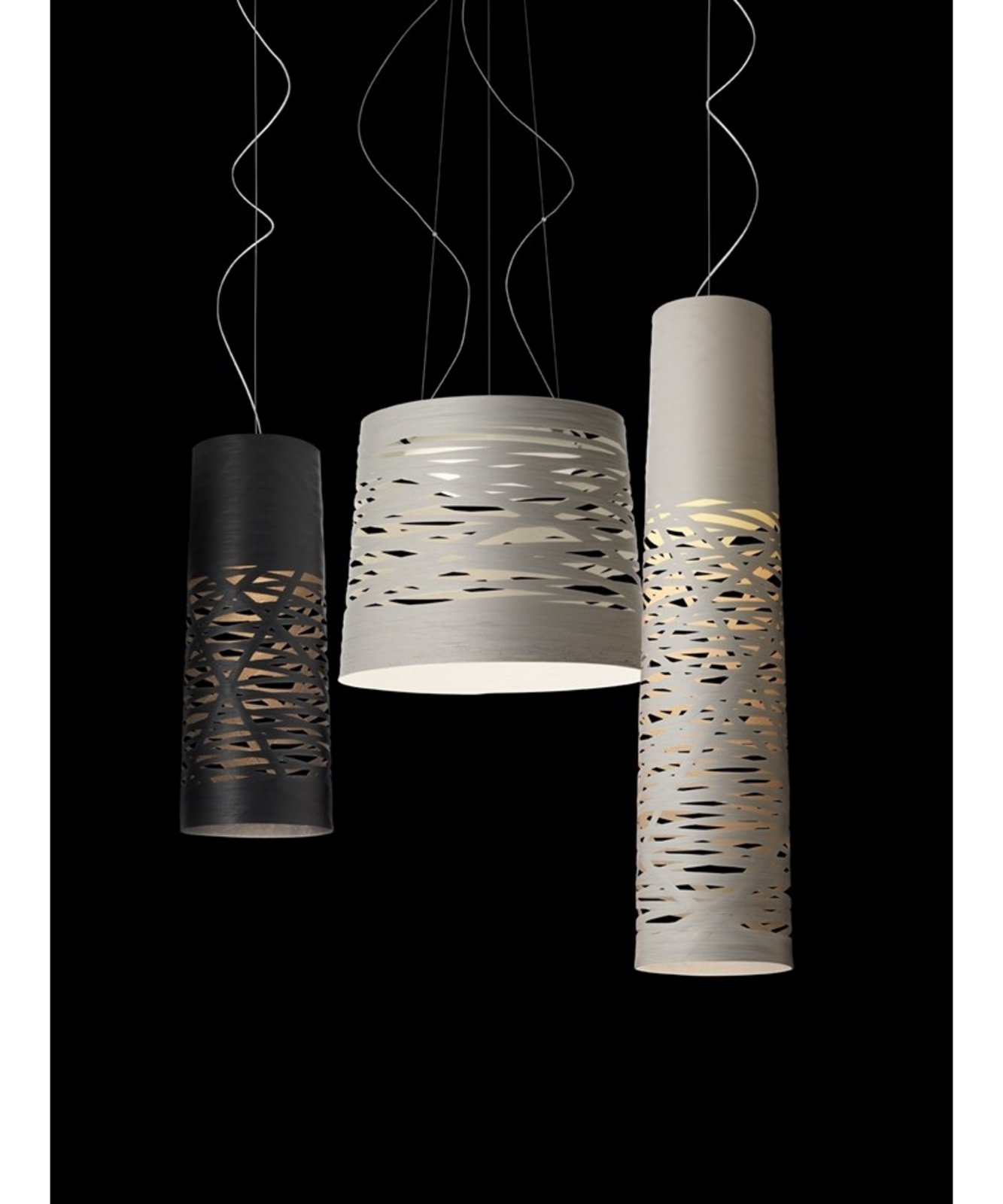 Tress Large White LED Lustră Pendul - Foscarini