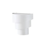 Valir Applique da esterni LED, IP54, bianca, 18 cm - Lindby