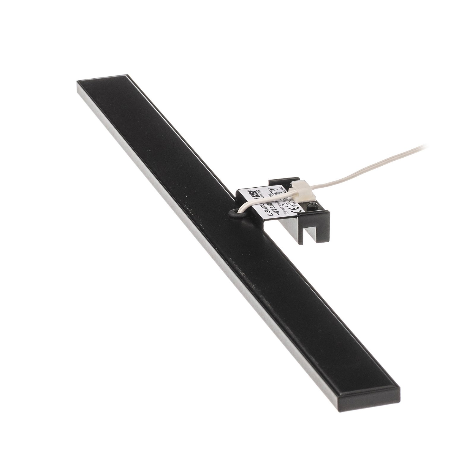 LED-speilbelysning Espelho 40 cm svart 4000 K