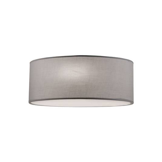 Bristol ceiling light, fabric lampshade Lights.co.uk