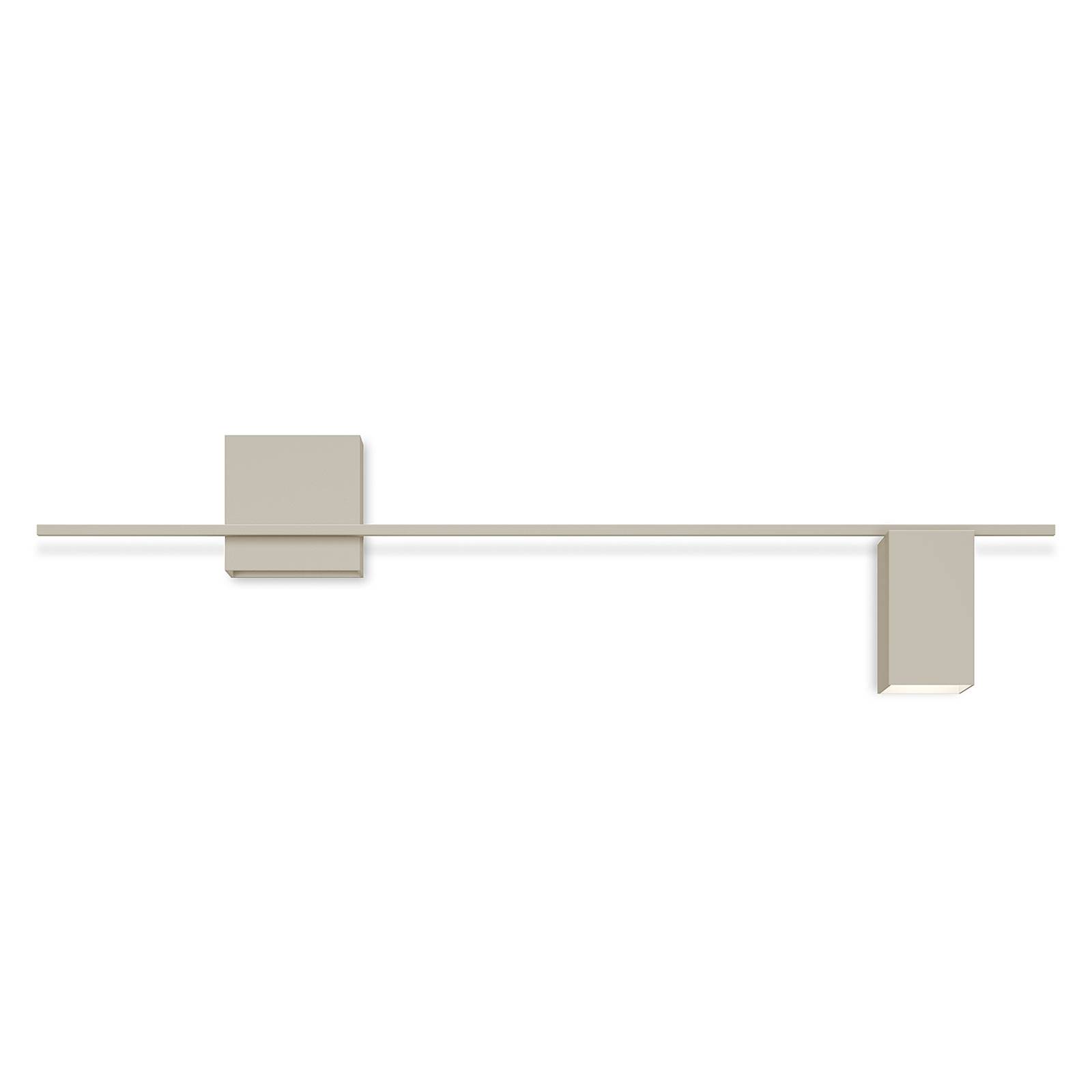 Vibia Structural 2610 kinkiet LED, jasnoszary