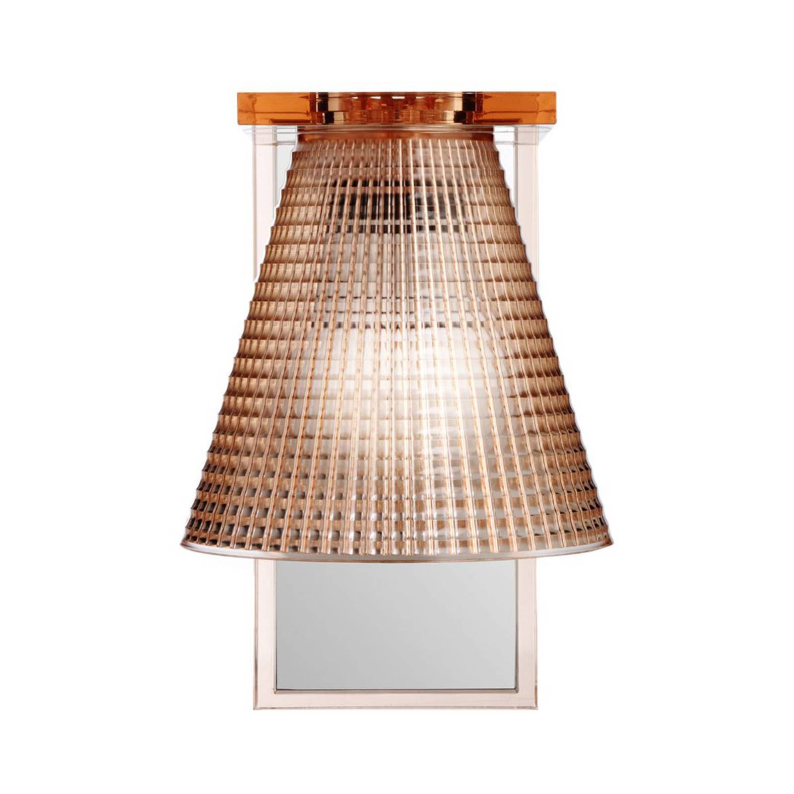 Kartell Light-Air kinkiet LED, bursztyn