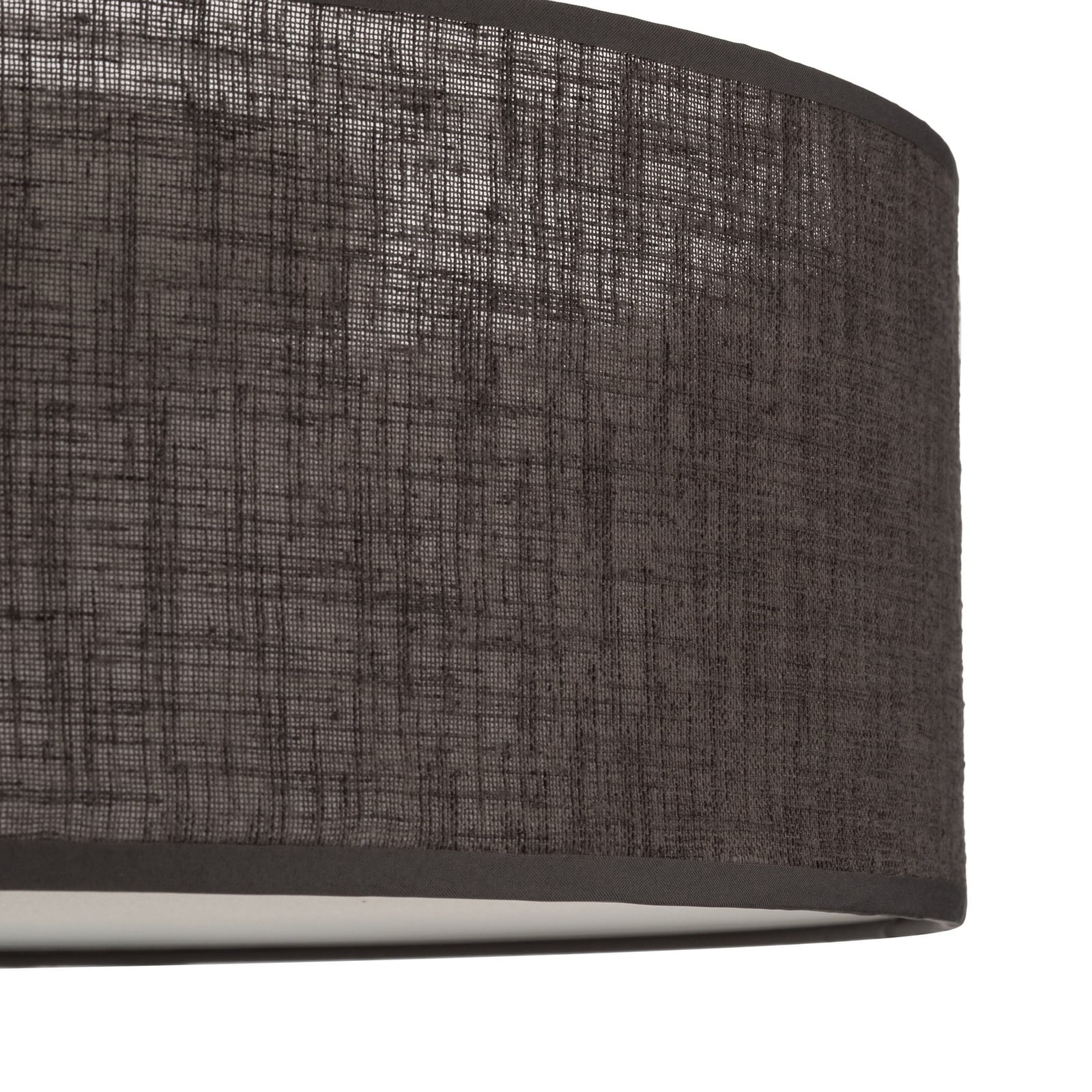 Deckenlampe Marshall, grau, Rattan, Ø 50 cm, E27 Deckenlampe Marshall, grau, Rattan, Ø 50 cm, E27