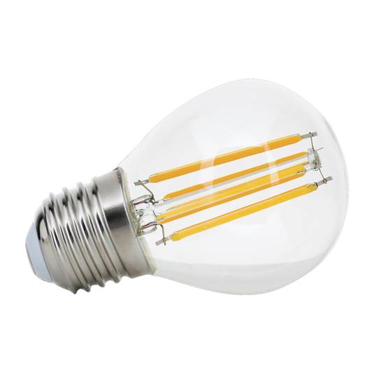 LED bulb E27 G45 4.5 W filament clear 827 dimmable