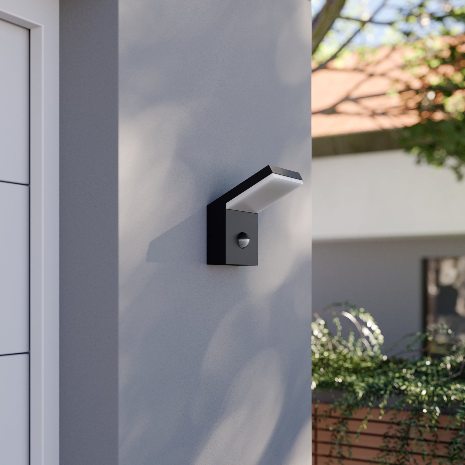 Yolena LED Outdoor Wall Lamp w/sensor Dark Grey - Arcchio