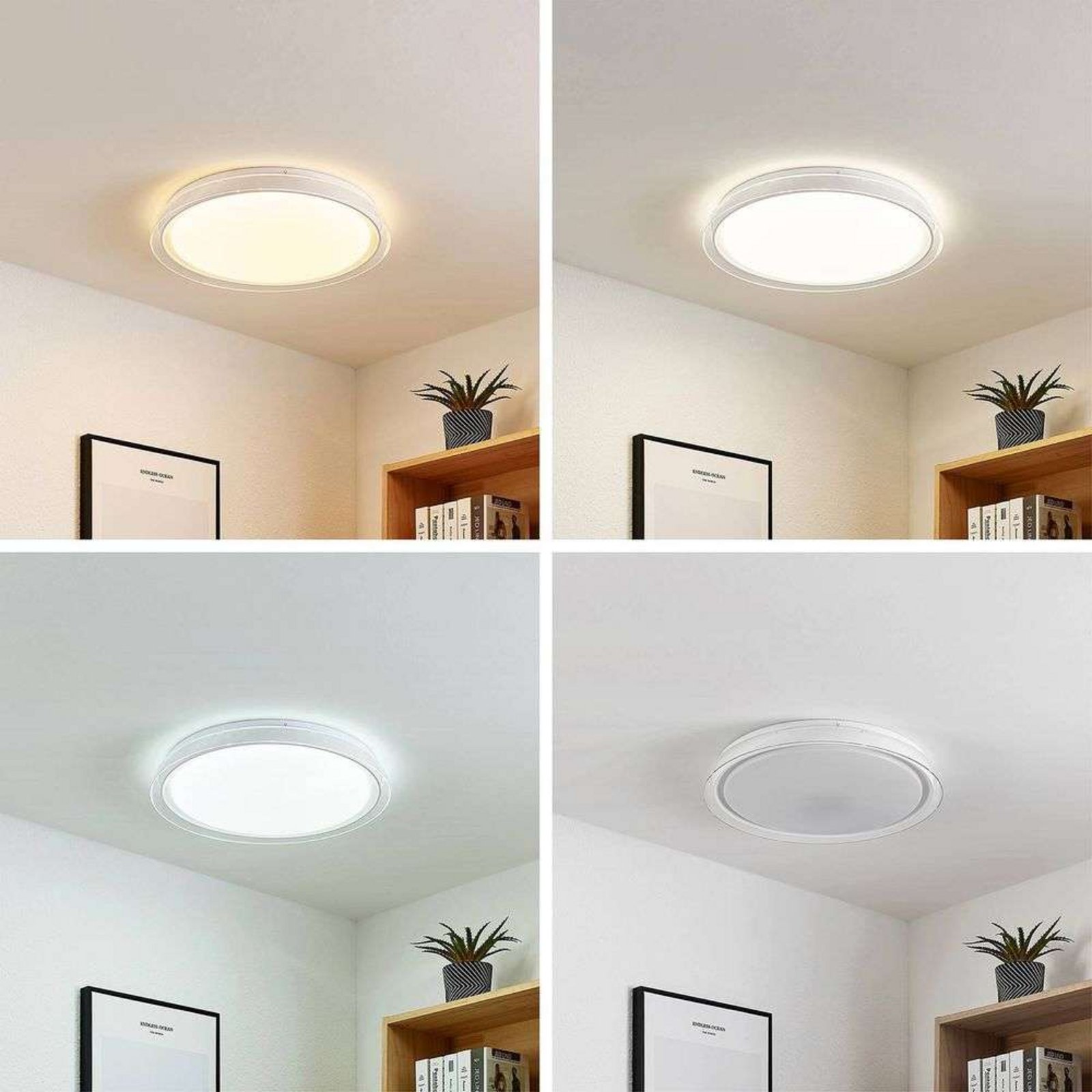 Sleya LED Plafonieră White - Lindby