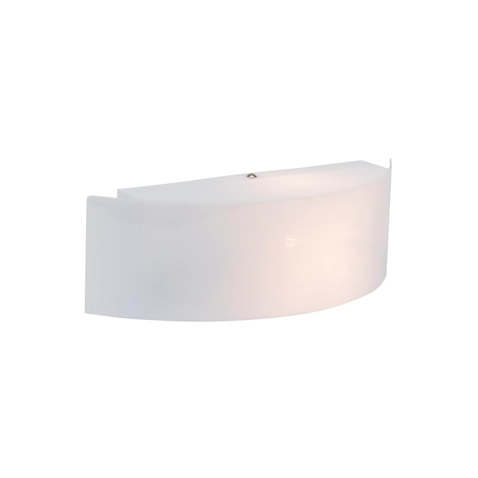 Zunanja stenska svetilka Interface, bela, širina 31 cm, plastika