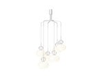 Rizzatto Cluster 6 Lustr Satin Silver/Opal - Nuura