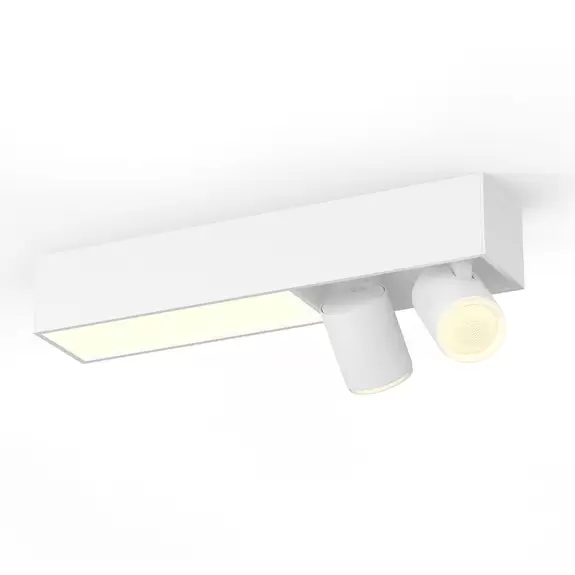 Lampenwelt Philips Hue Centris LED-Spot zweiflammig, weiß