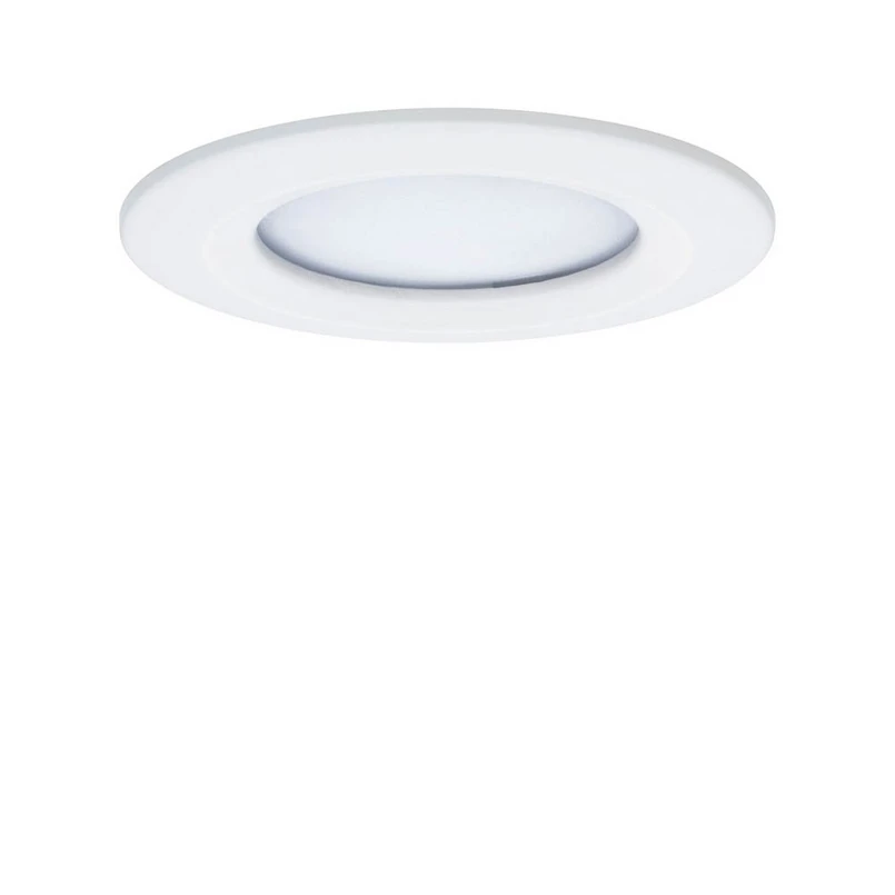 Paulmann – Nova Coin Recessed Plafond 3pcs. Ø78 TW IP44 Matt White