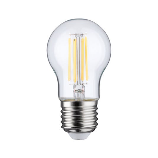 Pauleen LED-Tropfenlampe, Filament, E27, 6,5 W, klar, 2.700K