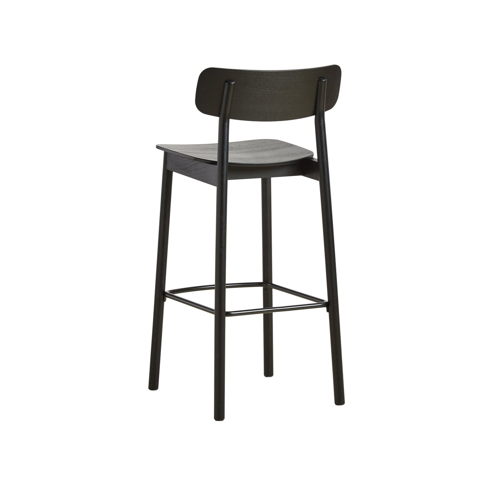 Tabouret de bar Soma, noir, hauteur 101 cm, frêne - Woud Tabouret de bar Soma, noir, hauteur 101 cm, frêne - Woud