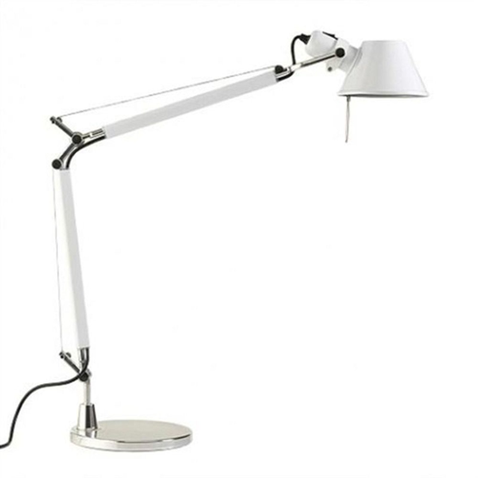 Tolomeo Bordlampe E27 Hvid m/Hvid Fod - Artemide