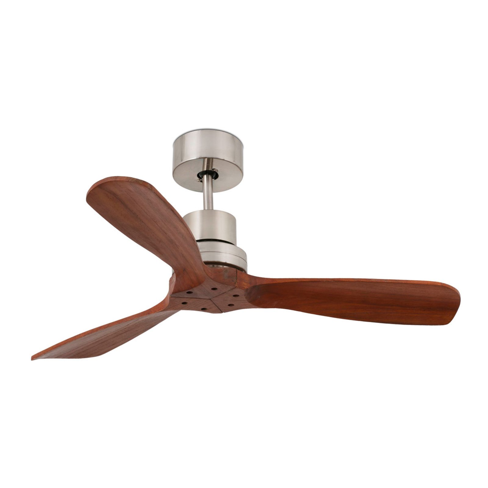 Mini Lantau ceiling fan with walnut wood