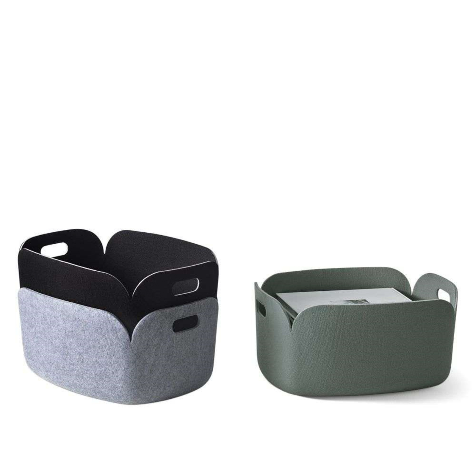 Restore Basket Dusty Green - Muuto