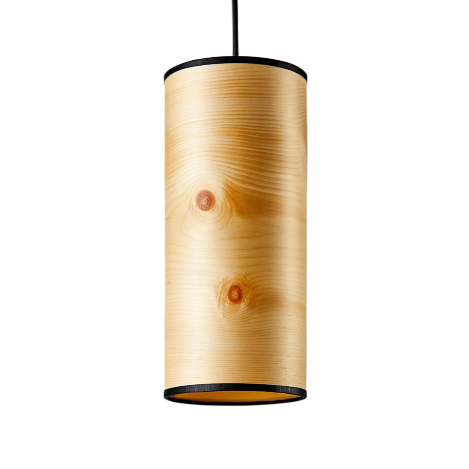 LeuchtNatur Nux pendant light made of veneer wood