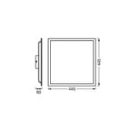 OSRAM SMART+ WiFi panel LED PLANON MAGIC, biały 45 cm RGB CCT