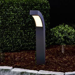 Lucande LED podstavné svítidlo Lennik, 60 cm, antracit, kov