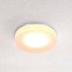 Lampa LED încastrabilă în tavan Bopp One, culoare aluminiu, Ø 9 cm