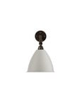 Bestlite BL7 Wall Lamp Ø16 Black Brass/Classic White - GUBI