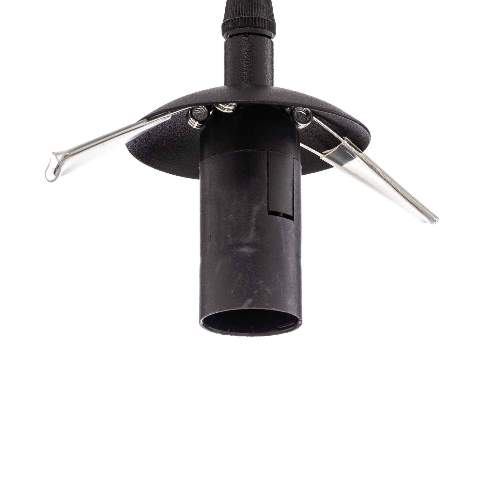 Glassy hanglamp, 3-lamps, recht, zwart, amber, glas