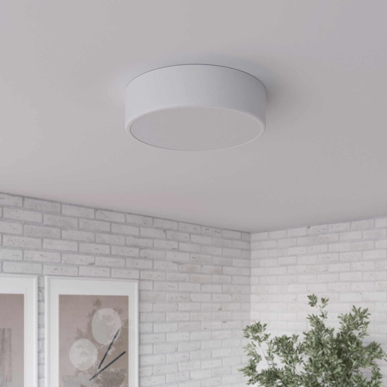 Cleo Lámpara de Techo Ø30 White - Euluna