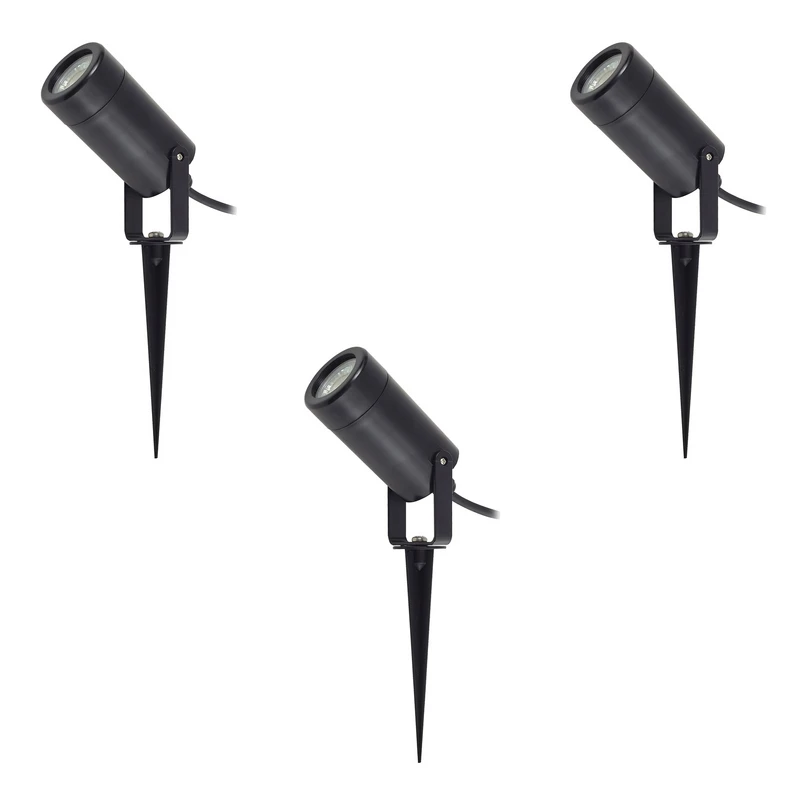 Lindby - Thorgal Garden Lamp w/Spear Ø6 3pcs Black