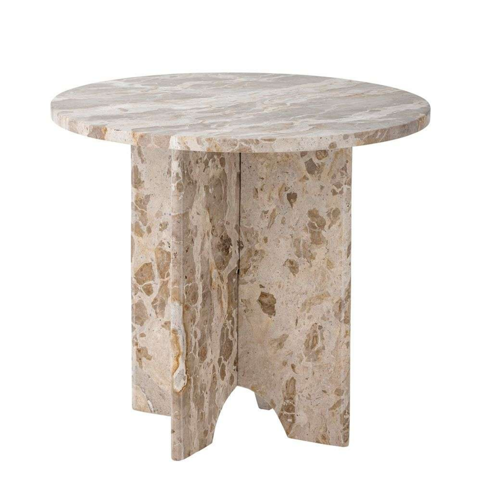 Jasmia Side Table Brown Marble  - Bloomingville