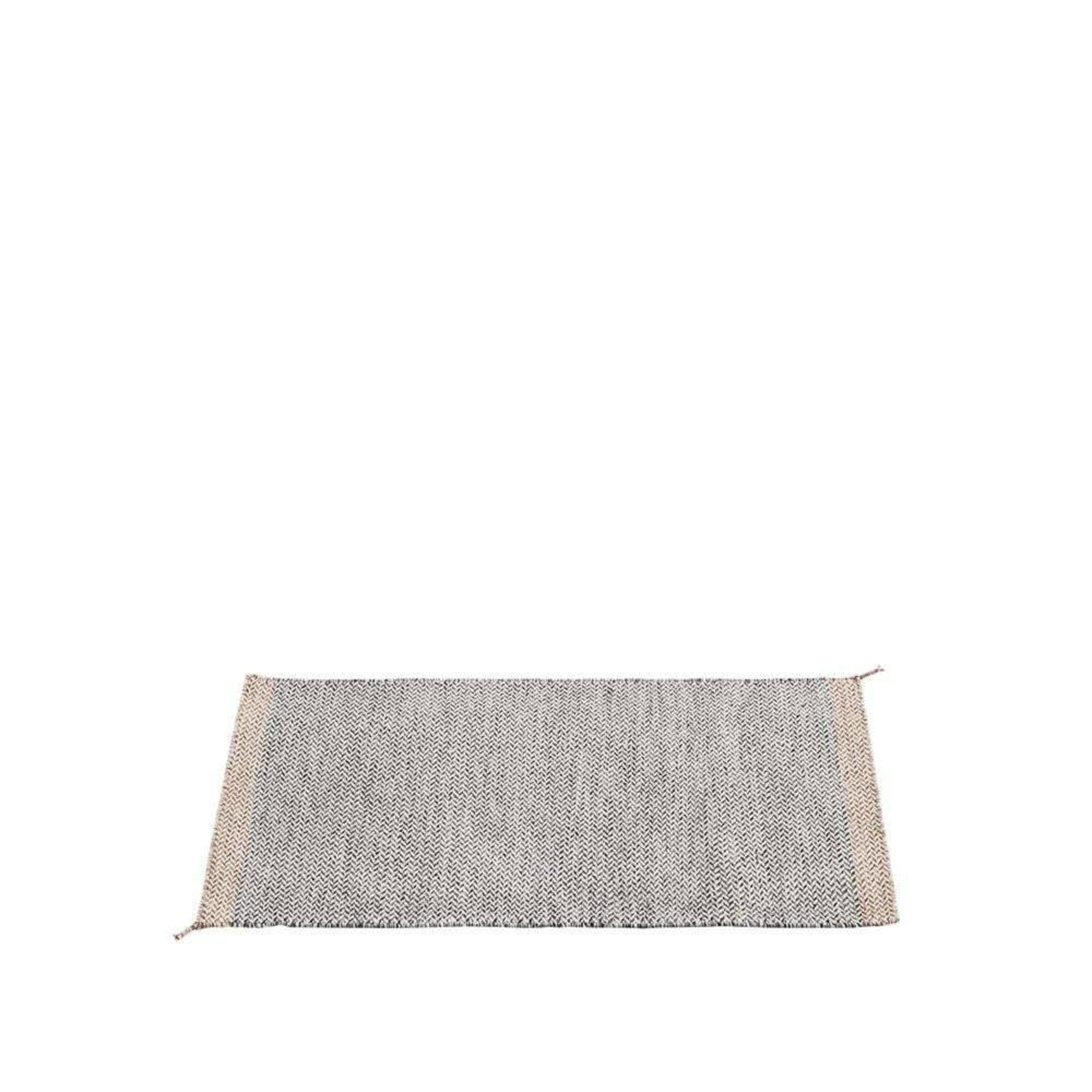 Ply Gulvtæppe 85x140 Black-White - Muuto