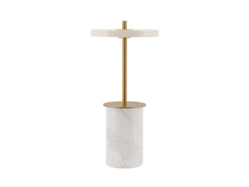 Asteria Move Portable Bordlampe Mini White Marble - UMAGE