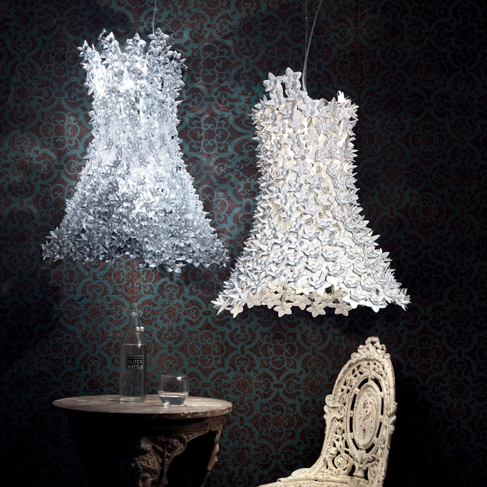Bloom Candeeiro Suspenso White - Kartell