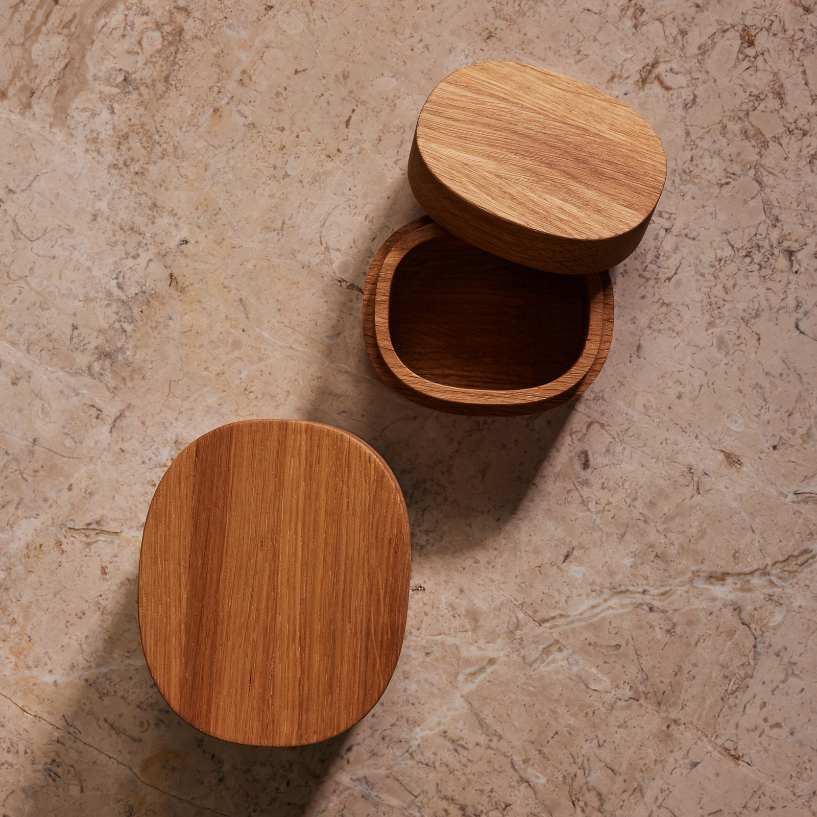 Superellipse Schachtel, Länge 10 cm, FSC Eiche - Piet Hein